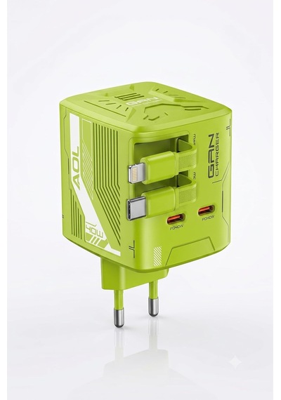 Tr Ac-122 40w Hızlı Şarj Adaptörü, 2x Usb-c Çıkışlı Çoklu Şarj Cihazı