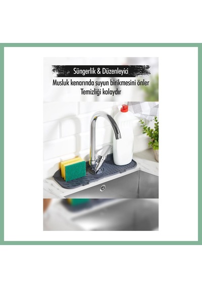 Bşkvirgo Silikon Lavabo Matı 13 36 Cm Bsk2026 Çok Renkli