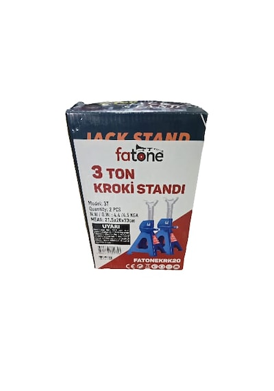 Fatone Araç Altı Sehpa Kriko 3 Ton 2'li Pimli Oto Sehpası Model 2
