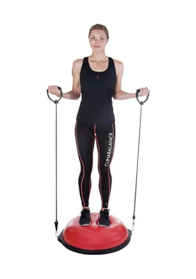 Triathlon T181 Bosu Ball Yarim Denge Topu Pilates Aleti Direnc La