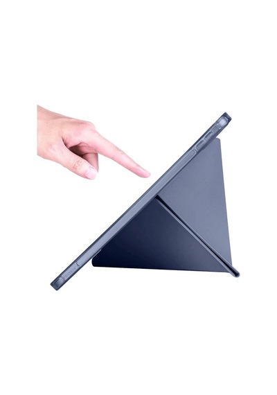 Apple İpad 2025 10.9 10.nesil A16 Kılıf Kalemlikli Mars Tablet Kılıfı - Lavender Arka Kapak