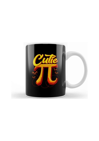 Cute & Funny Cutie Pi Math Pie Butterfly Math Pun Kupa Bardak Porselen No6236 Karışık