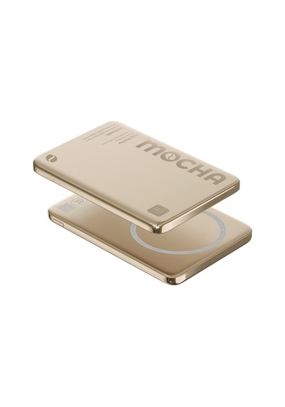 Wiwu Wi-p085 Magpearl Serisi Ultra İnce Wireless Kablosuz Powerbank 5000mah 15w Gold