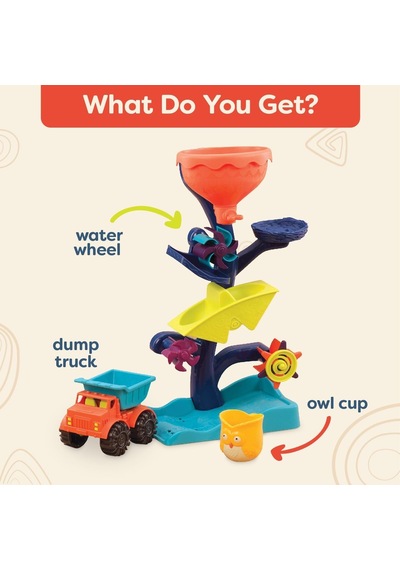 B. Toys 44197 - Owl About Waterfalls, Sandspielzeug Çok Renkli