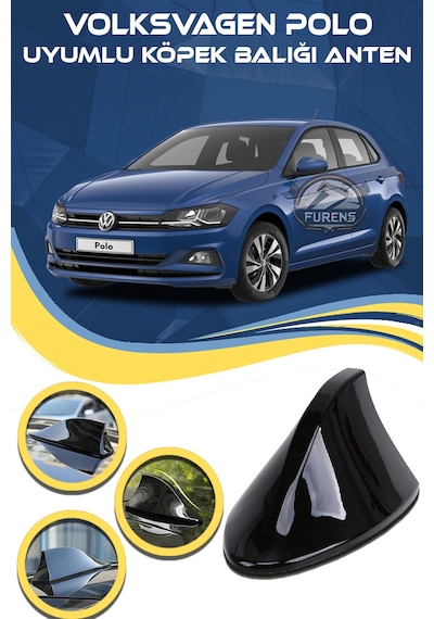 Volksvagen Polo Mk6 Uyumlu Oto Balık Sırtı Anten Elektrikli Köpekbalığı Balina Tavan Anteni