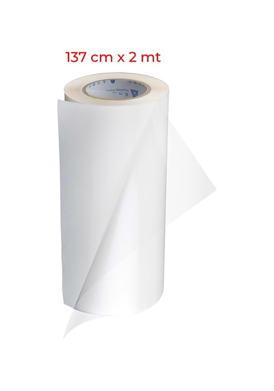 Şeffaf Yapışkanlı Folyo 137 Cm X 2 Metre