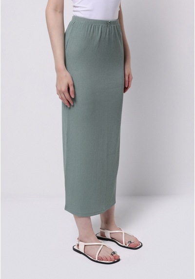 Colin's Colins Slim Fit Düz Kadın Yeşil Etek Cl1075023 Q1.v1 Sag Sage