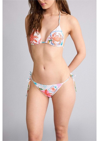 Defacto Regular Fıt Desenli Bikini Alt F5895ax26hswt16 Beyaz-wt16