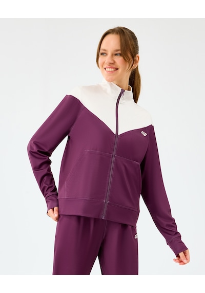 Skechers W Performance Track Suit Kadın Bordo Eşofman Takımı S212251-3877 Bordo