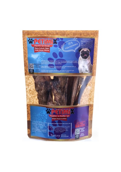 Petimix Karışık Çiğneme Kemikleri Köpek Ödül Maması 100 G