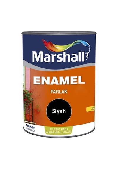 Marshall Enamel Parlak 3018 Siyah 0,75 Lt