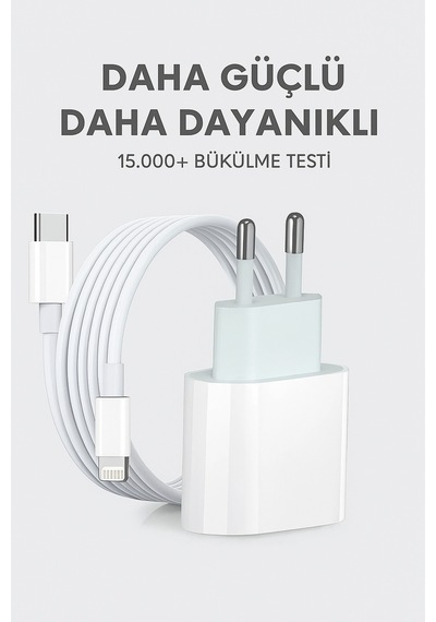 Pd 20w Type-c Lightning Hızlı Şarj Aleti Ve Kablo Seti İphone Uyumlu, 480mbps Veri Aktarımı 20w Hızlı Şarj