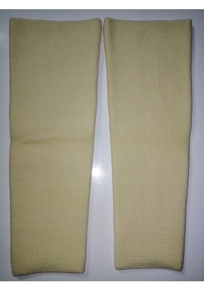 Abarta Uzun Yün Dizlik Krem Rengi 2 Adet 1 Çift 2beden 50-58cm -uzunluk:44,5cm