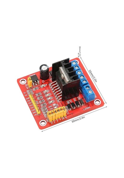 L298N Çift H Köprülü DC Step Motor Sürücü Kartı