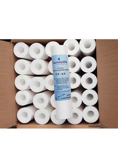 10'' Su Arıtma Spun 5 Micron Sediment Tortu Filtresi (25 Adet)