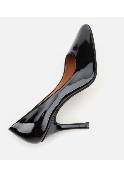 Hotiç Kadın Rugan Deri Siyah Stiletto 01ayh312550a100 Siyah