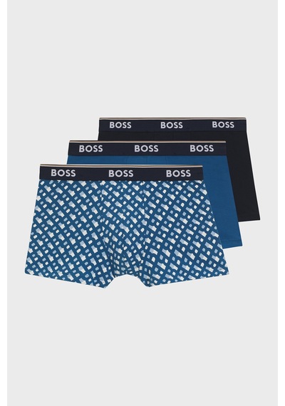 Boss Erkek Boxer 50554443 462 Lacivert Siyah Mavi