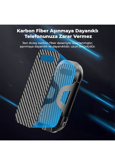 Kingma Vantuzlu Uzayan Cam Ve Torpido İçin Ayarlanabilir Araç İçi Telefon Tutucu -