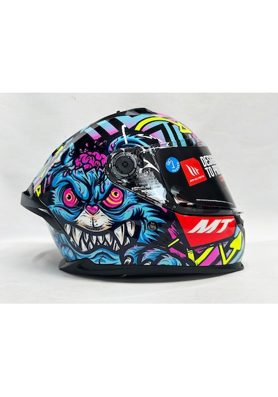 Şefaf Vizörlü + Mt Braker Sv Crazy Teddy B7 Kapalı Kask
