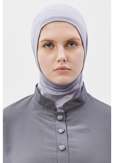 Altobeh Kadın Tesettür Pratik Boyunluklu Hijab - Sporcu Bone Gri