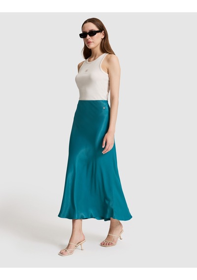 Pierre Cardin Kadın Koyu Yeşil Etek Dokuma 50321313-vr079