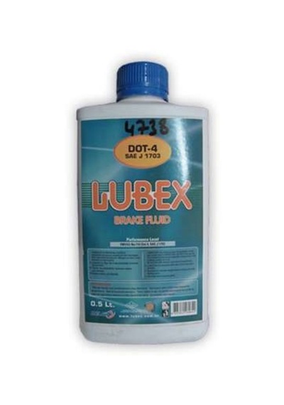 Brake Fluid 0.5LDot 4 Lubex