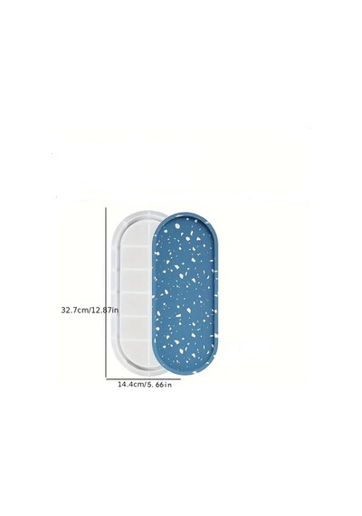 Büyük Oval Tabanlık Silikon Kalıp S884