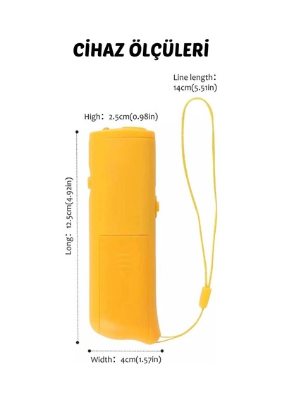 Ad-100 Ultrasonik 150 Db Uzun Menzilli Köpek Savunma Ve Eğitici Ses Cihazı