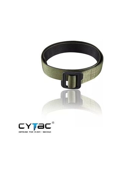 Cytac Tactical Çift Katmanlı 1.5'' Kemer Yeşil Yeşil