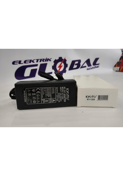 Kyoto 12v 5a Adaptör 60w Yüksek Güç Kaynağı 5.5mm X 2.1mm Dc Power Jak
