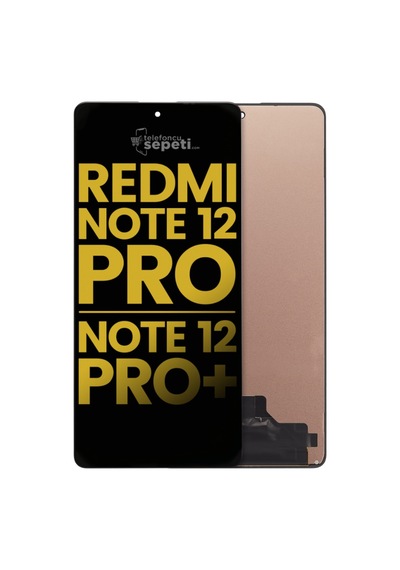 Redmi Note 12 Pro Uyumlu Ekran Dokunmatik Siyah Çı
