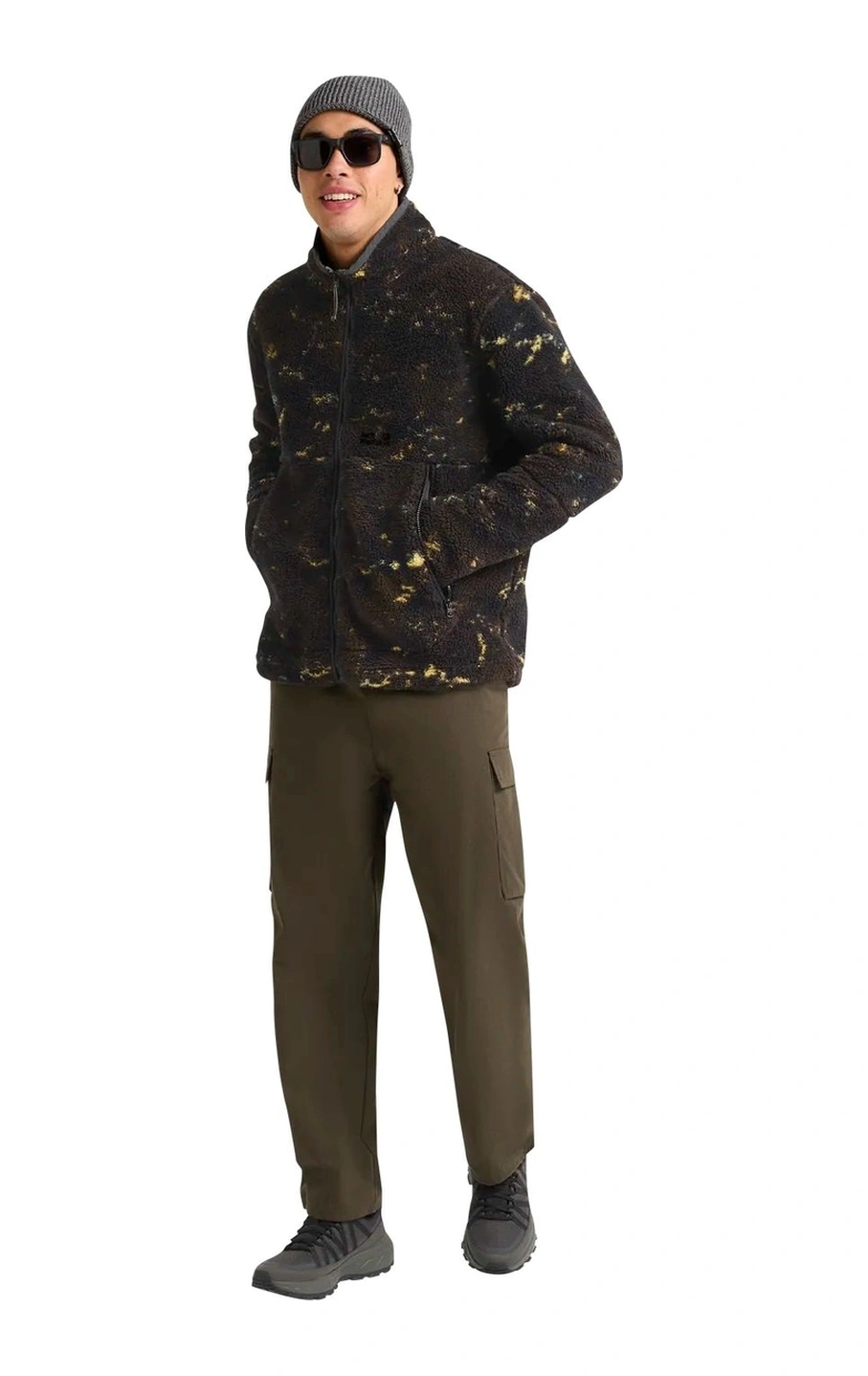 Jack Wolfskın Jack Wolfskin Stone Lite Aop Erkek Siyah Outdoor Ceketi T0322 Siyah