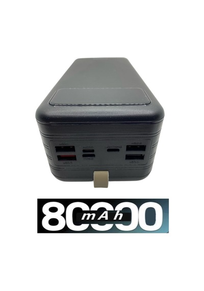 Powerbank 80.000 Mah Akım Korumalı Ledli Powerbank 80000 Amper Power Bank Renkli