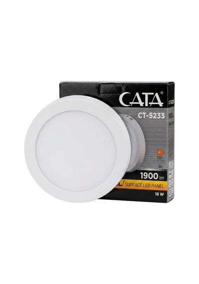 Ct-5233 Led Panel 18w Sıva Üstü 6400k