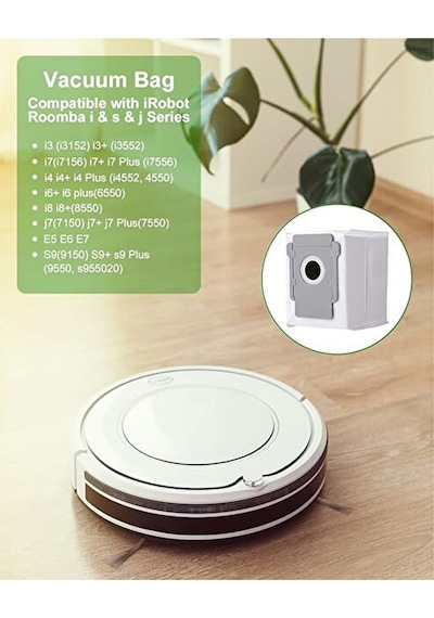 İrobot Roomba J7 J7+ Uyumlu Toz Torbası 2 Adet Combo Modeline Uymaz