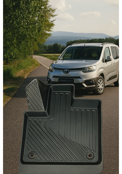 Toyota Proace City Uyumlu 3d Oto Paspas Premium