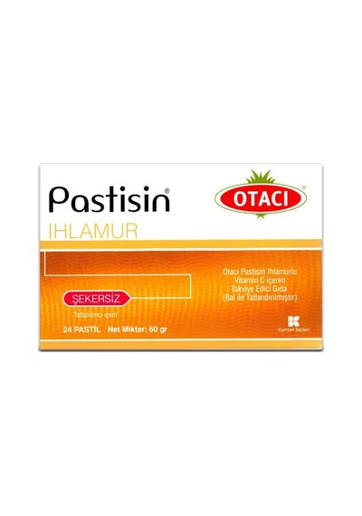 Otacı Pastisin Ihlamur Bal Bitkisel Pastil 24 Adet 8'li Paket