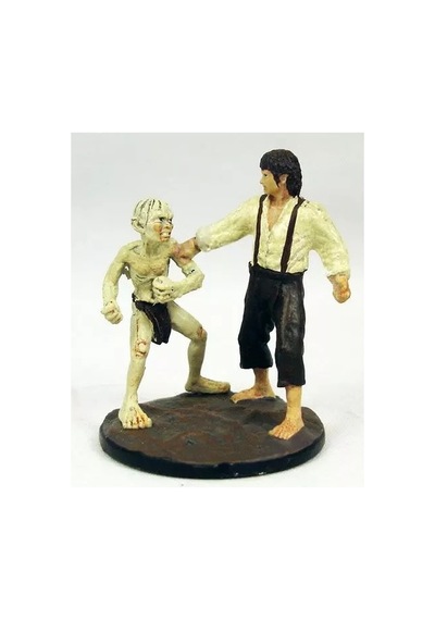 The Lord Of The Rings - Eaglemoss - 060 Frodo & Gollum At Mount Doom Koleksiyon Figürü