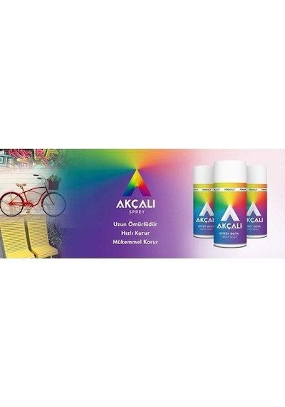 Akçalı Sprey Boya R7035 Açık Gri Ral 7035 400 Ml.