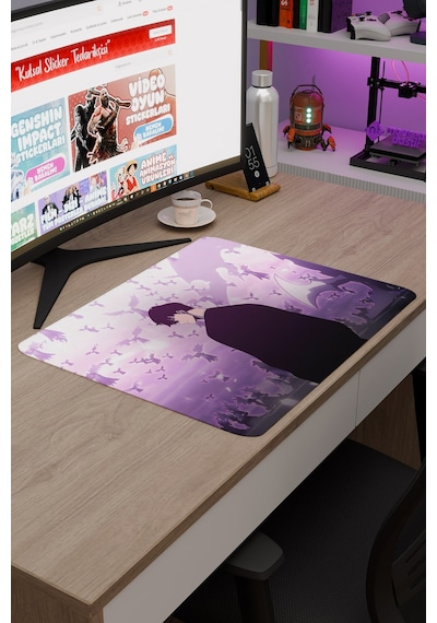 Solo Leveling Anime V5 - 48x40 Xl Gaming Kauçuk Kaymaz Taban Mouse Pad Fare Altlığı