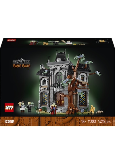 LEGO® Icons Belediye Başkanının Malikanesi 11383 - Yetişkinler için 3 Minifigür İçeren Yaratıcı Model Ev Yapım Seti (1420 Parça)