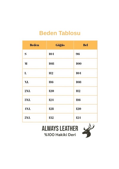 Always Leather Usta İşi Özel Dikim %100 Hakiki Deri 1803340017 Siyah