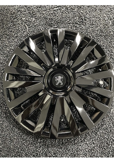 Peugeot Rcz 15" Inç Kırılmaz Jant Kapağı Siyah 4 Adet /5911syhpejo/