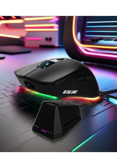 Wd139 Bt+2.4ghz Ultra Hafif Manyetik Şarjlı Kablosuz Oyuncu Mouse