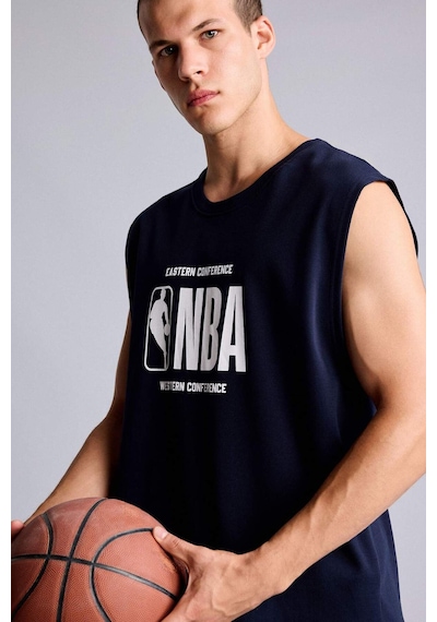 Defacto Nba Lisanslı Boxy Fıt Lacivert Atlet H3851ax26smnv253 Lacivert-nv253