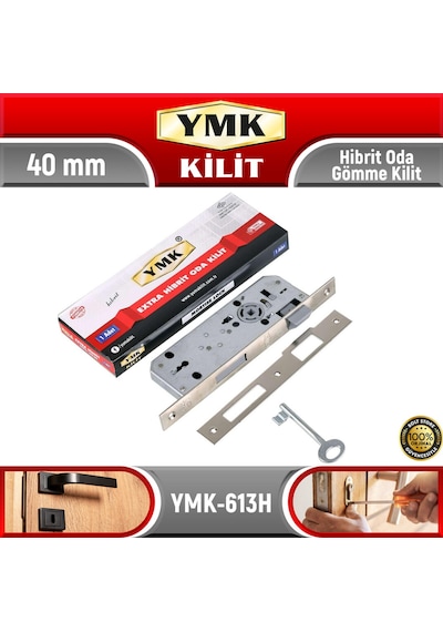 Hibrit Oda Gömme Kilit 40 Mm Ymk-613h