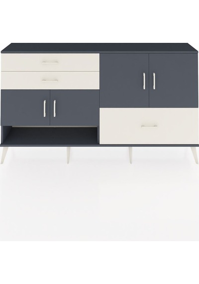 Arges Konsol 3 Raflı 3 Çekmeceli 4 Kapaklı 176x30x99 Antrasit-ant Antrasit-antrasit/aytaşı Arges Konsol 3 Raflı 3 Çekmeceli 4 Kapaklı 176x30x99 Antrasit-ant Antrasit-antrasit/aytaşı