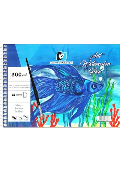 Alex Schoeller Spiralli Art Wantercolor Pad Alx-3947