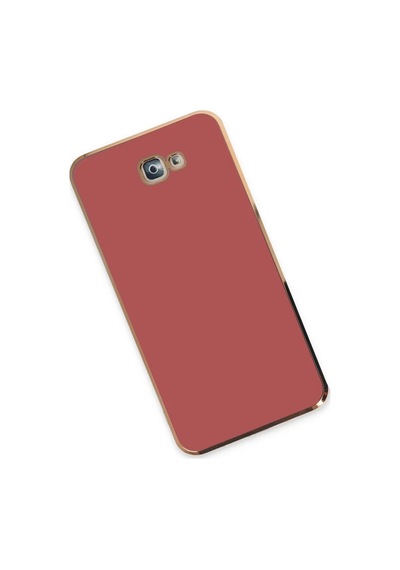 Samsung Uyumlu Galaxy J7 Prime Uyumlu Kılıf Volet Silikon - Kırmızı
