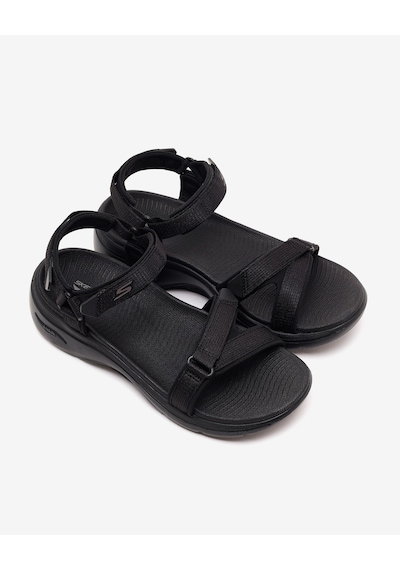 Skechers Go Walk Arch Fıt 2.0 Sandal Kadın Siyah Sandalet 140876 Bbk Siyah